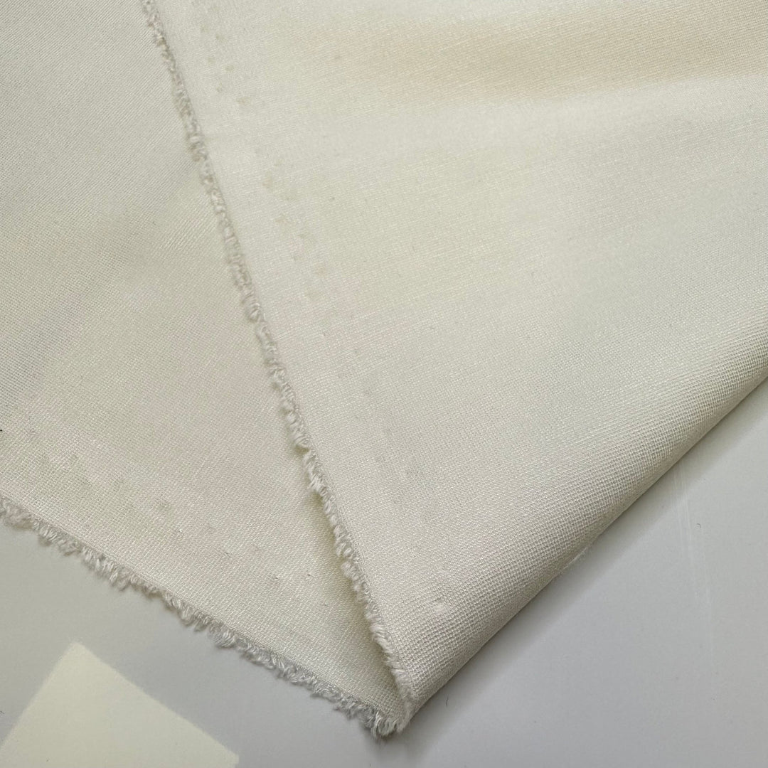 Taking Myself Out On A Date - Ponte Natural Blend Knit - Light Cream - Bundles - True Deadstock fabric Fabric by private - Sustainable Textile | FABCYCLE