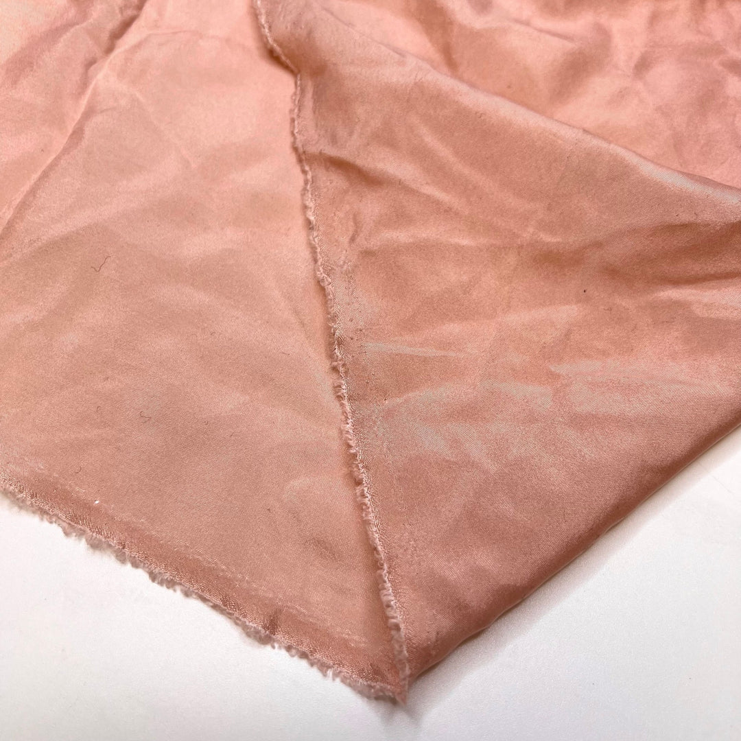 Tammy Swanson - Sateen Silk Woven - Nude Pink - 1.95M Bundle - True Deadstock fabric Fabric by private - Sustainable Textile | FABCYCLE