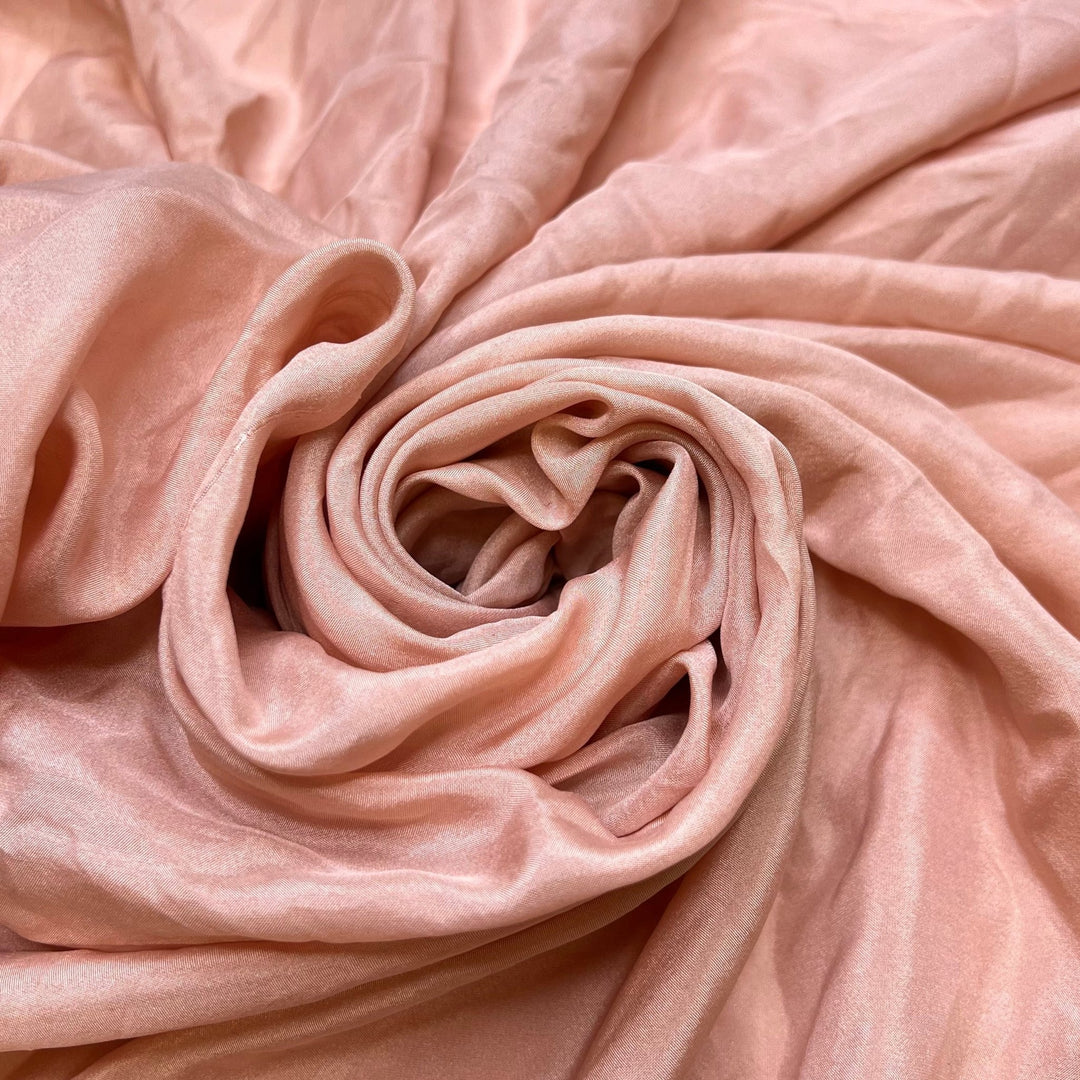 Tammy Swanson - Sateen Silk Woven - Nude Pink - 1.95M Bundle - True Deadstock fabric Fabric by private - Sustainable Textile | FABCYCLE