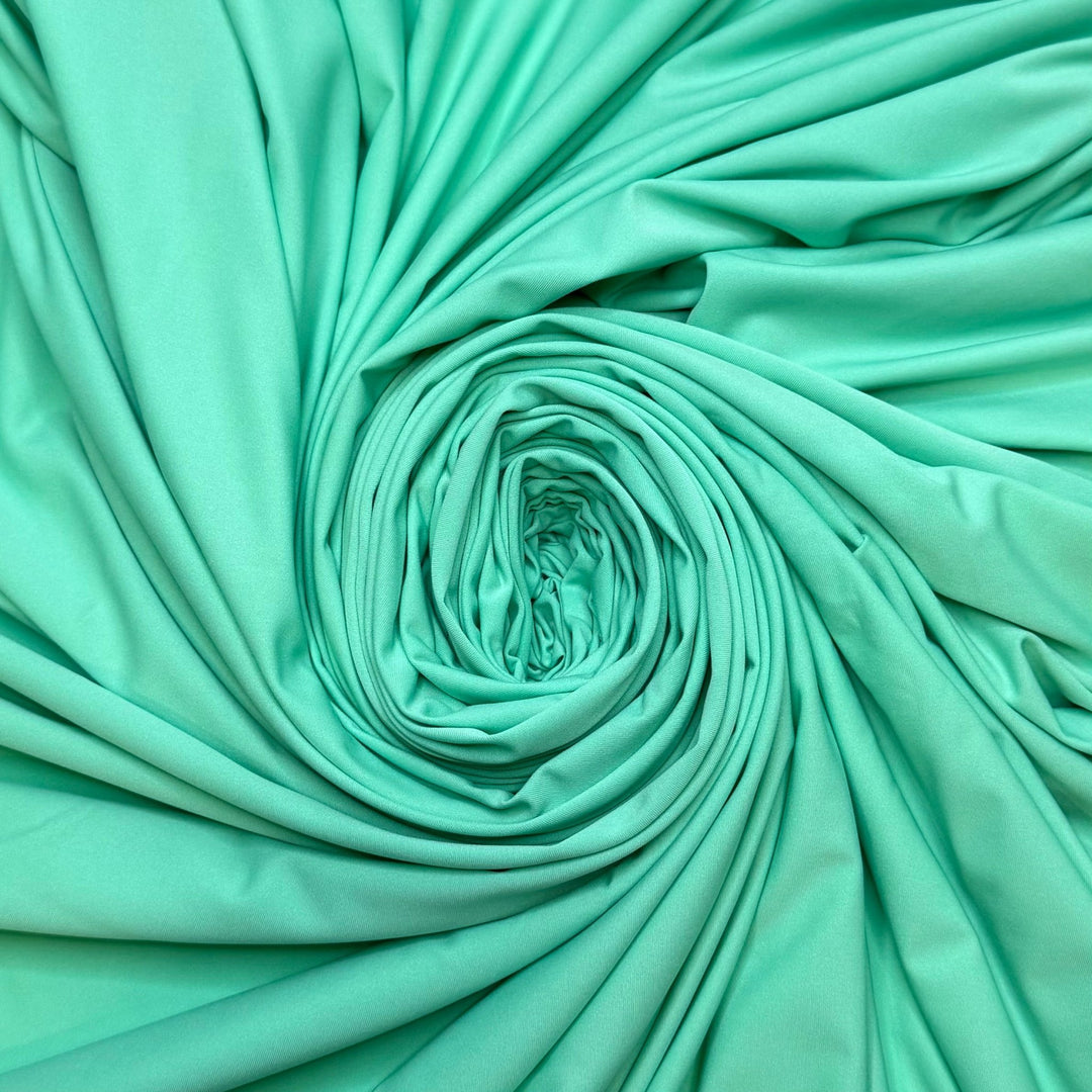 Taurus Growth - Jersey Poly Knit - Light Mint Green - 1.7M Bundle - True Deadstock fabric Fabric by private - Sustainable Textile | FABCYCLE