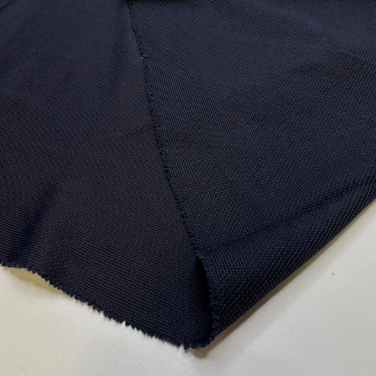 Team Loose Gym Clothes - Polyester Blend Knit - Navy - 1M Bundle - True Deadstock fabric Fabric by private - Sustainable Textile | FABCYCLE