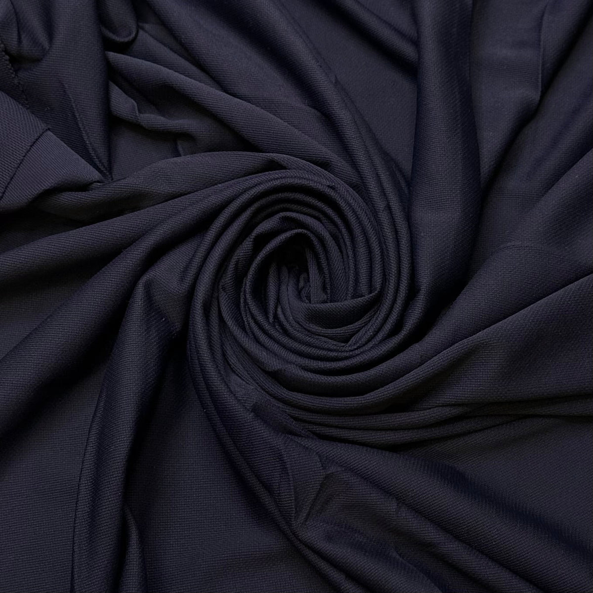 Team Loose Gym Clothes - Polyester Blend Knit - Navy - 1M Bundle - True Deadstock fabric Fabric by private - Sustainable Textile | FABCYCLE
