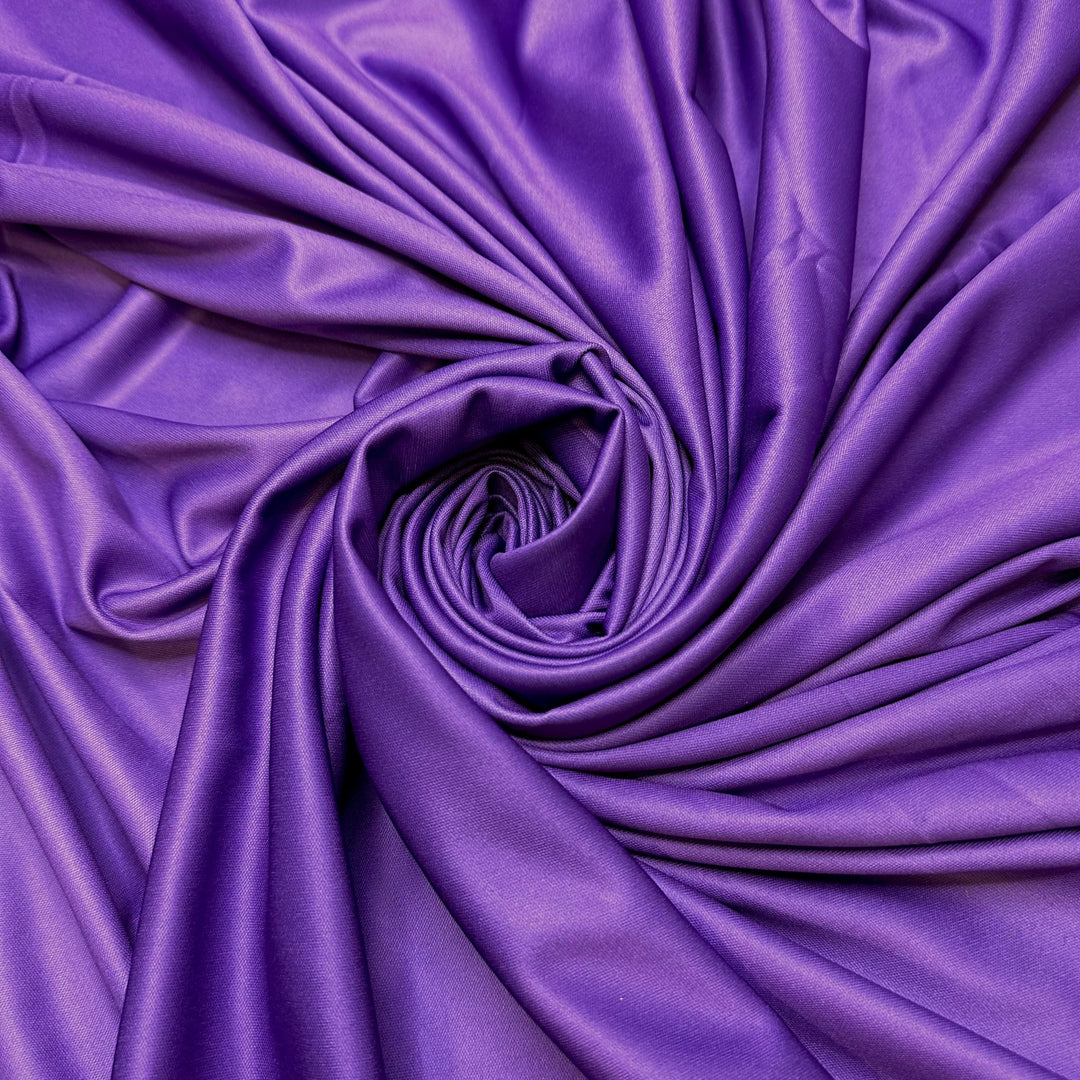 Team Mascot - Chitosante Poly Knit - Purple - Bundles - True Deadstock fabric Fabric by private - Sustainable Textile | FABCYCLE