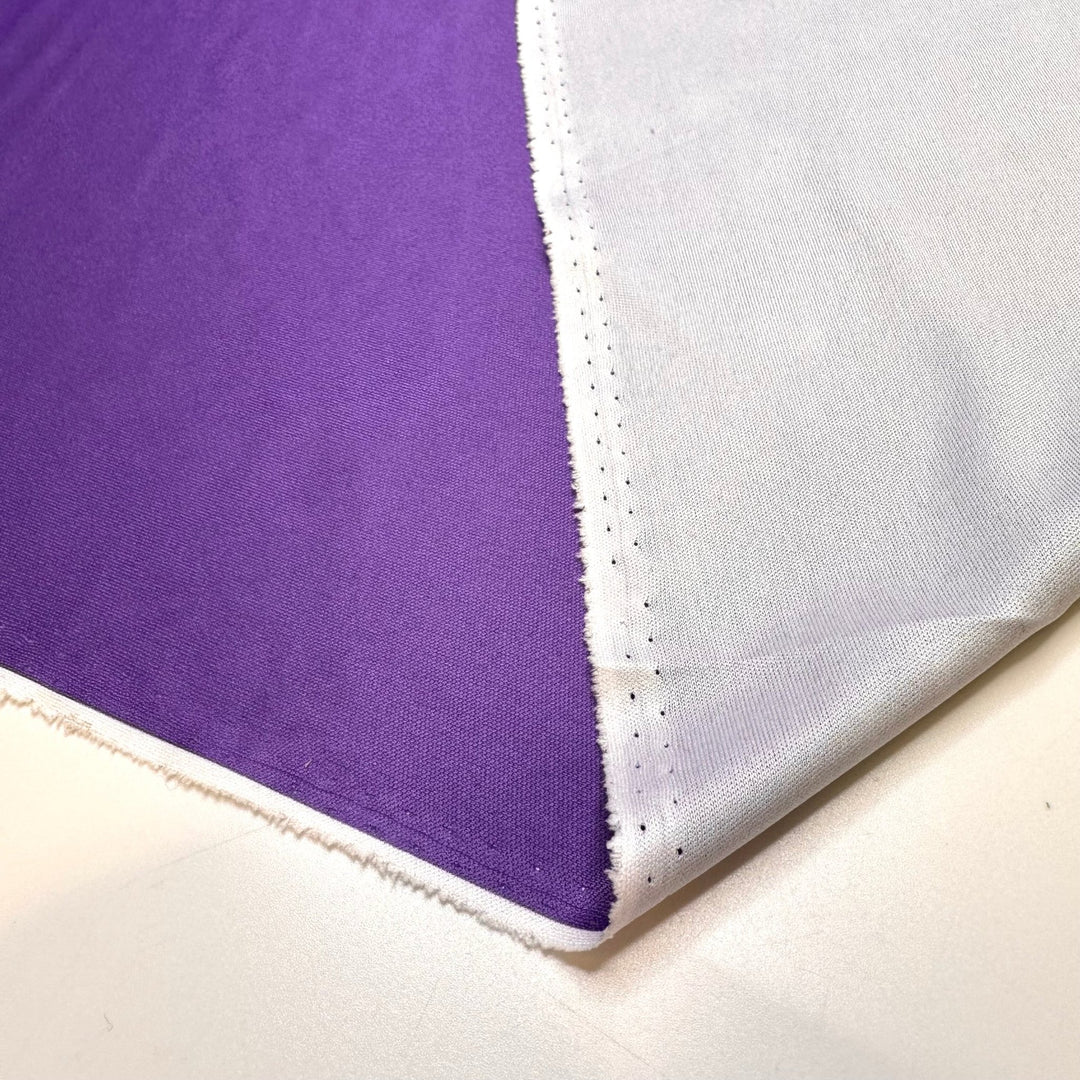 Team Mascot - Chitosante Poly Knit - Purple - Bundles - True Deadstock fabric Fabric by private - Sustainable Textile | FABCYCLE