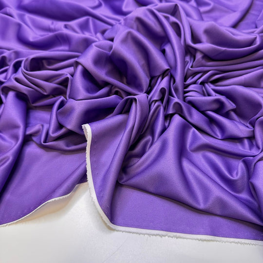 Team Mascot - Chitosante Poly Knit - Purple - Bundles - True Deadstock fabric Fabric by private - Sustainable Textile | FABCYCLE