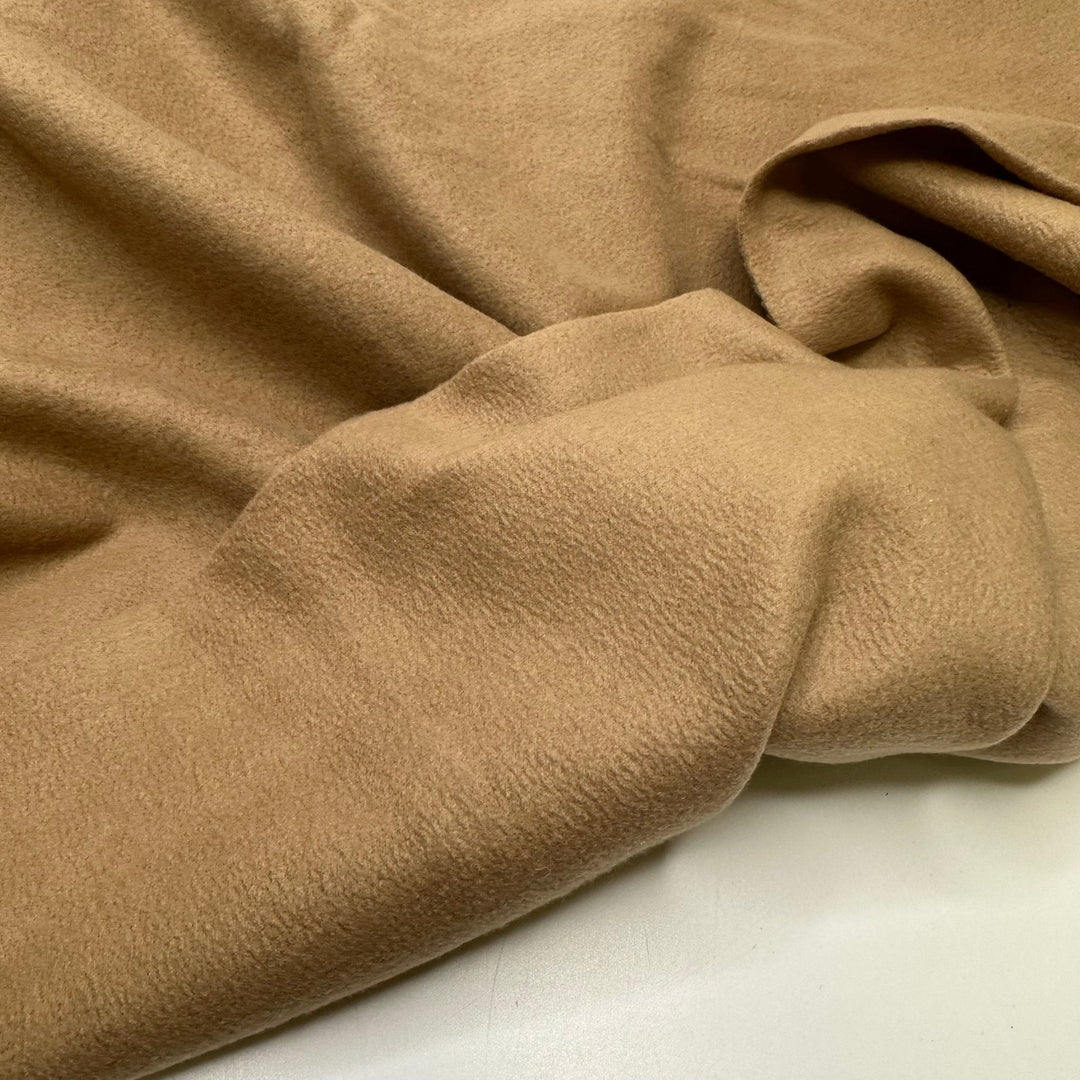 Teddy Bear Hugs - Fleece Polyester Blend Knit - Beige - 1.8M Bundle - True Deadstock fabric Fabric by private - Sustainable Textile | FABCYCLE