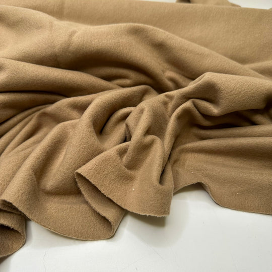 Teddy Bear Hugs - Fleece Polyester Blend Knit - Beige - 1.8M Bundle - True Deadstock fabric Fabric by private - Sustainable Textile | FABCYCLE