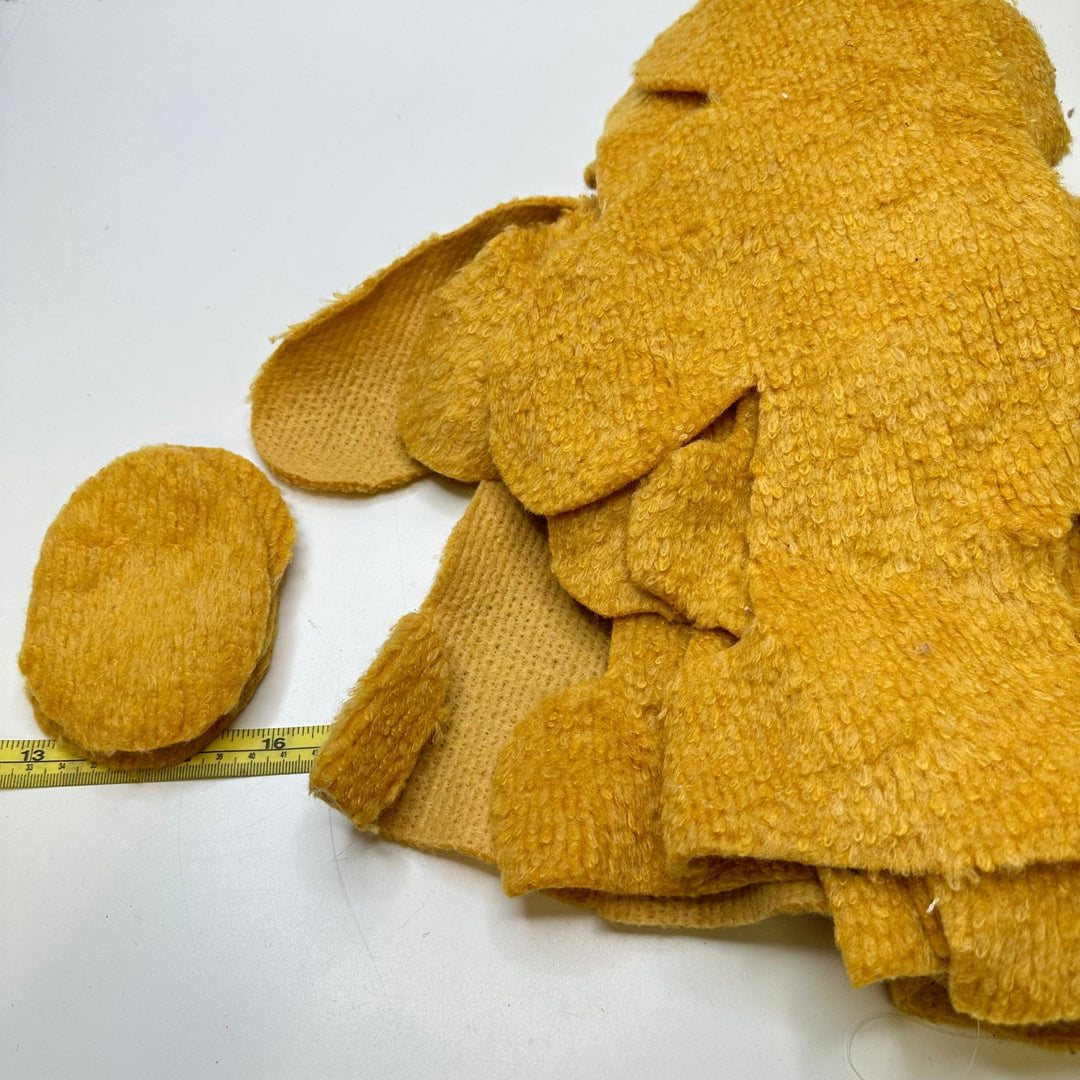 Teddy Bear Pieces Pack Accessories - Beige/Yellow - Individual - True Deadstock supplies Fabric by private - Sustainable Textile | FABCYCLE