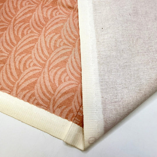 That Was Lucky - Vintage Cotton Woven - Dark Pink Geometric - 0.5M Bundle - True Deadstock fabric Fabric by private - Sustainable Textile | FABCYCLE