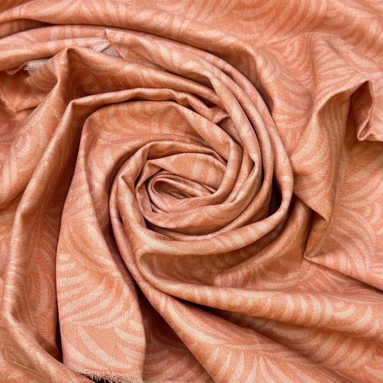 That Was Lucky - Vintage Cotton Woven - Dark Pink Geometric - 0.5M Bundle - True Deadstock fabric Fabric by private - Sustainable Textile | FABCYCLE