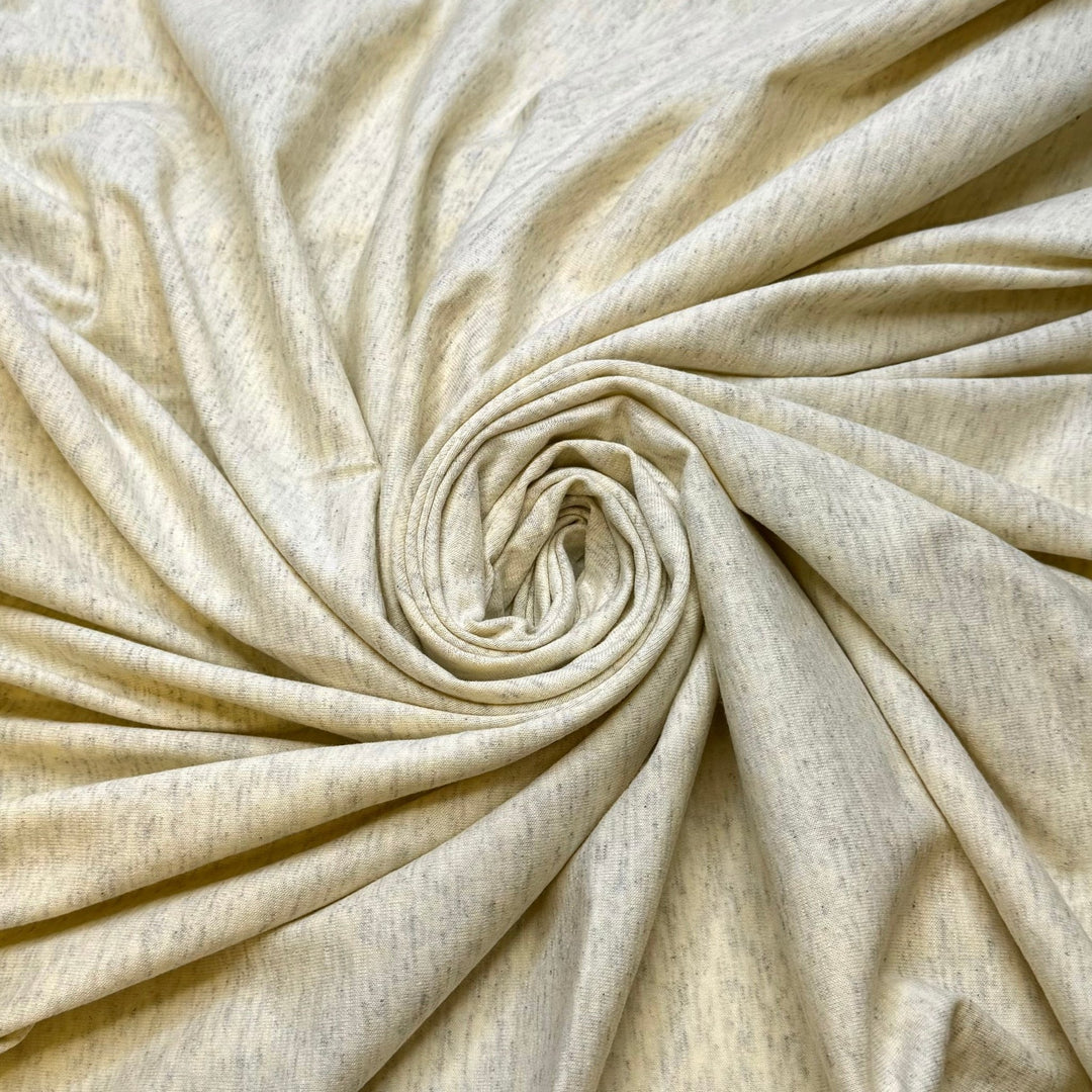 That Was So 2017 - Polyester Blend Knit - Grey/Cream - 3.4M Bundle - True Deadstock fabric Fabric by private - Sustainable Textile | FABCYCLE