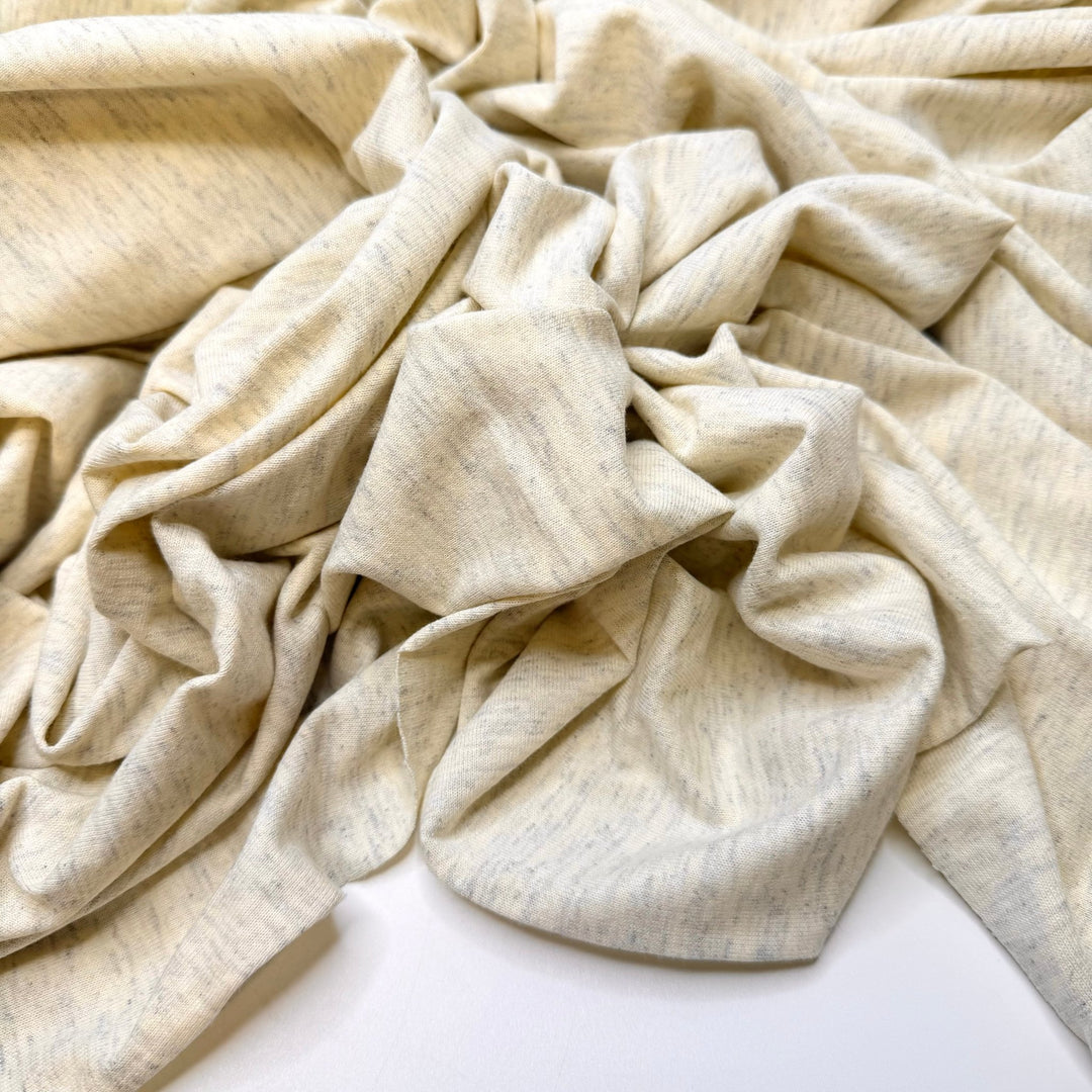 That Was So 2017 - Polyester Blend Knit - Grey/Cream - 3.4M Bundle - True Deadstock fabric Fabric by private - Sustainable Textile | FABCYCLE