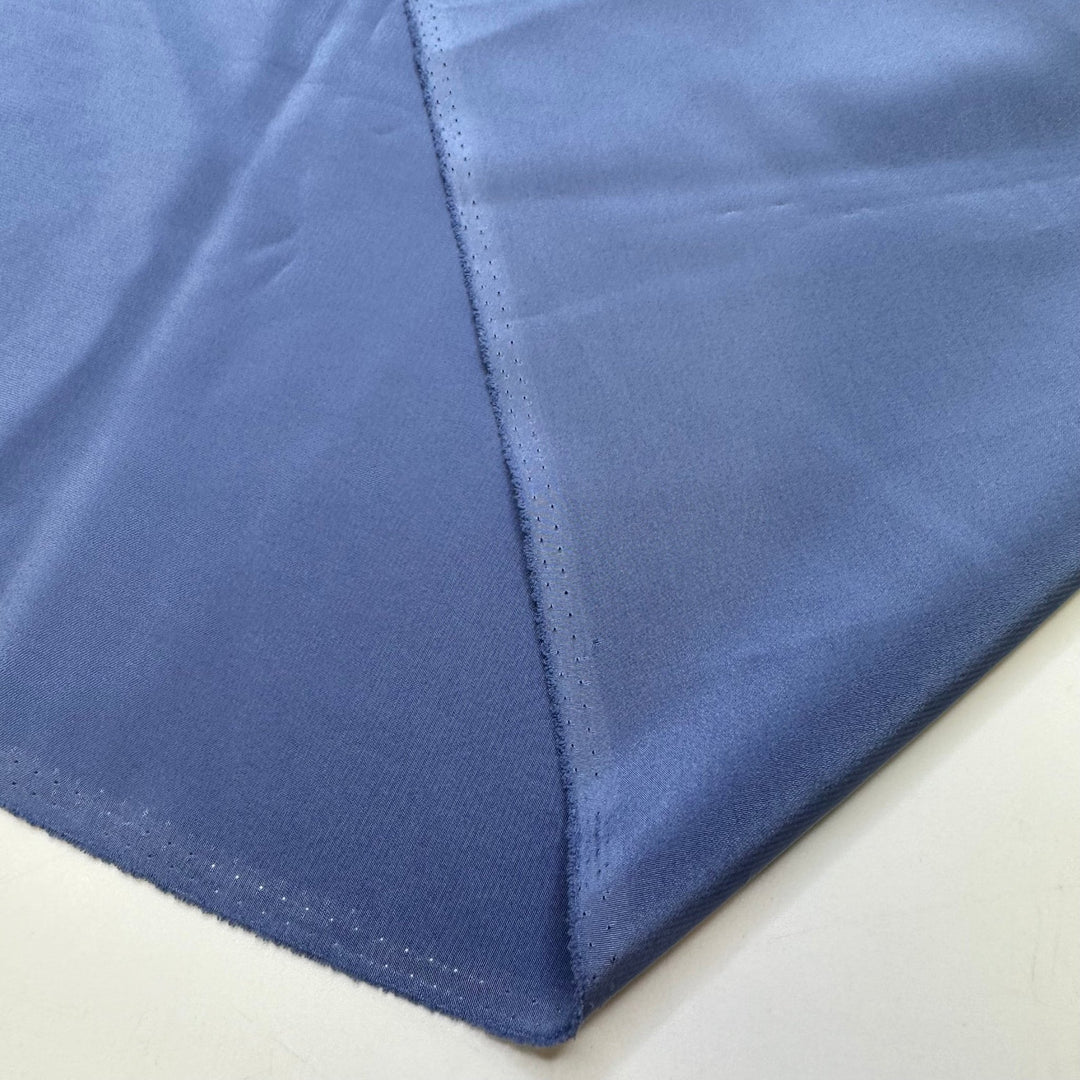 The 1st Internet Search Engine - Polyester Blend Woven - Blue - 2M Bundle - True Deadstock fabric Fabric by private - Sustainable Textile | FABCYCLE