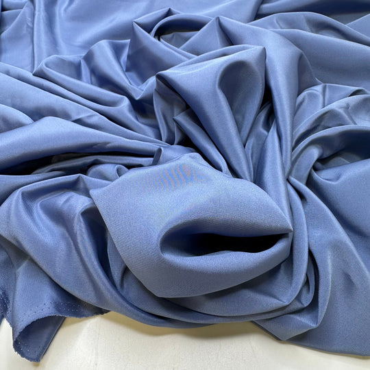 The 1st Internet Search Engine - Polyester Blend Woven - Blue - 2M Bundle - True Deadstock fabric Fabric by private - Sustainable Textile | FABCYCLE
