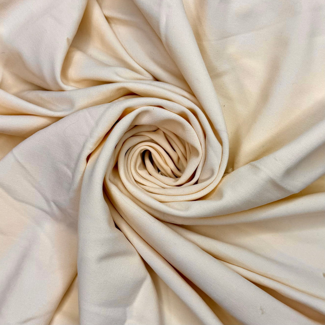The Aquarium Had Me Hooked - Cotton Blend Woven - Cream - 1M Bundle - True Deadstock fabric Fabric by private - Sustainable Textile | FABCYCLE