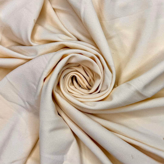 The Aquarium Had Me Hooked - Cotton Blend Woven - Cream - 1M Bundle - True Deadstock fabric Fabric by private - Sustainable Textile | FABCYCLE