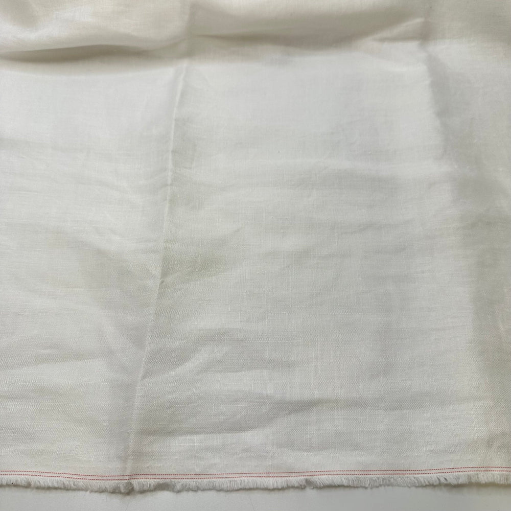 The Best - Linen Woven - White - 1.35M Bundle - True Deadstock fabric Fabric by private - Sustainable Textile | FABCYCLE
