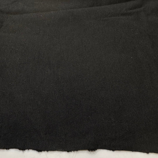 The Big Escape Scene - French Terry Cotton/Bamboo Knit - Black - 0.95M Bundle - True Deadstock fabric Fabric by private - Sustainable Textile | FABCYCLE