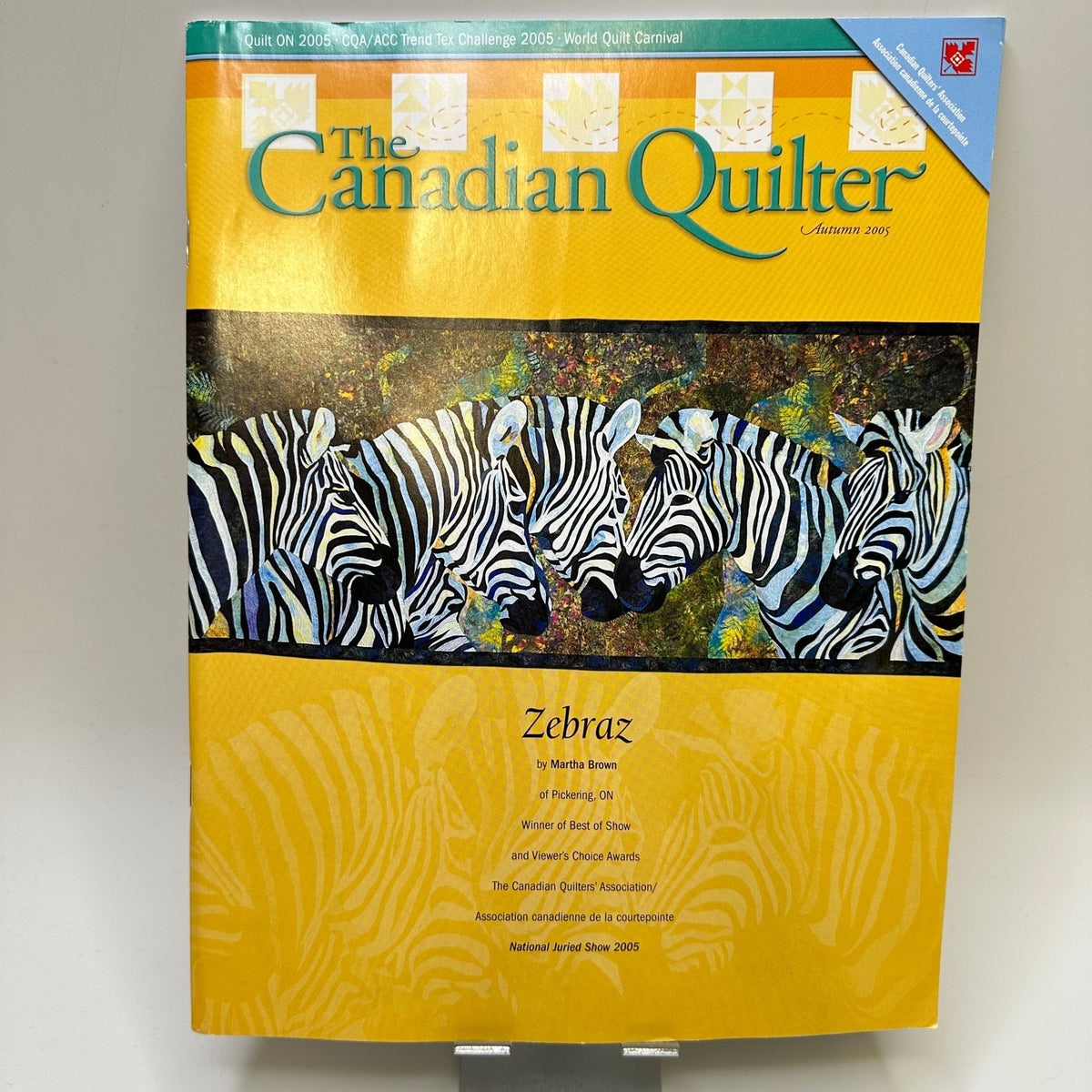 The Canadian Quilter Autumn 2005 Books - Yellow Multi - Individual - True Deadstock supplies Fabric by private - Sustainable Textile | FABCYCLE