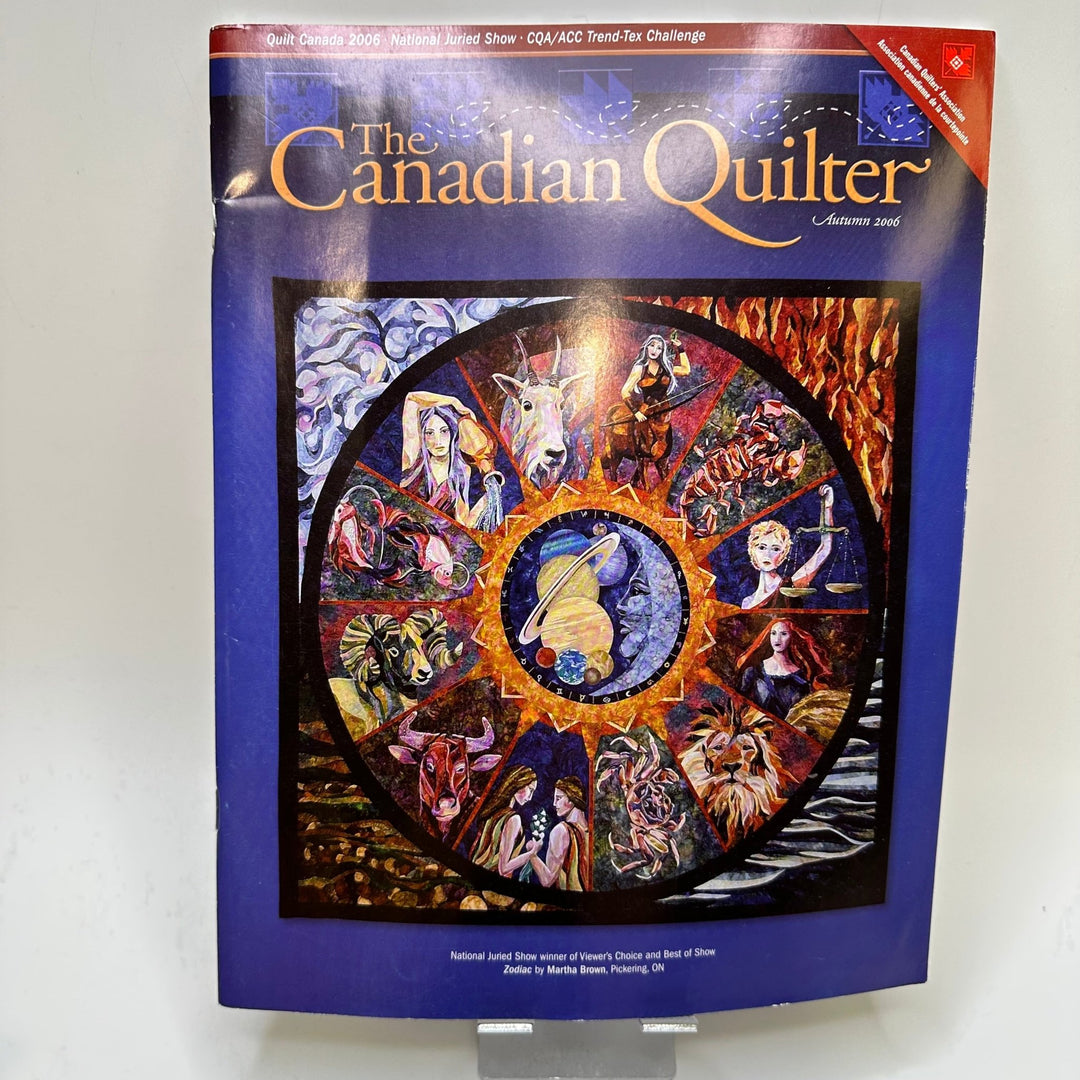 The Canadian Quilter Autumn 2006 Books - Dark Blue/Brown - Individual - True Deadstock supplies Fabric by private - Sustainable Textile | FABCYCLE