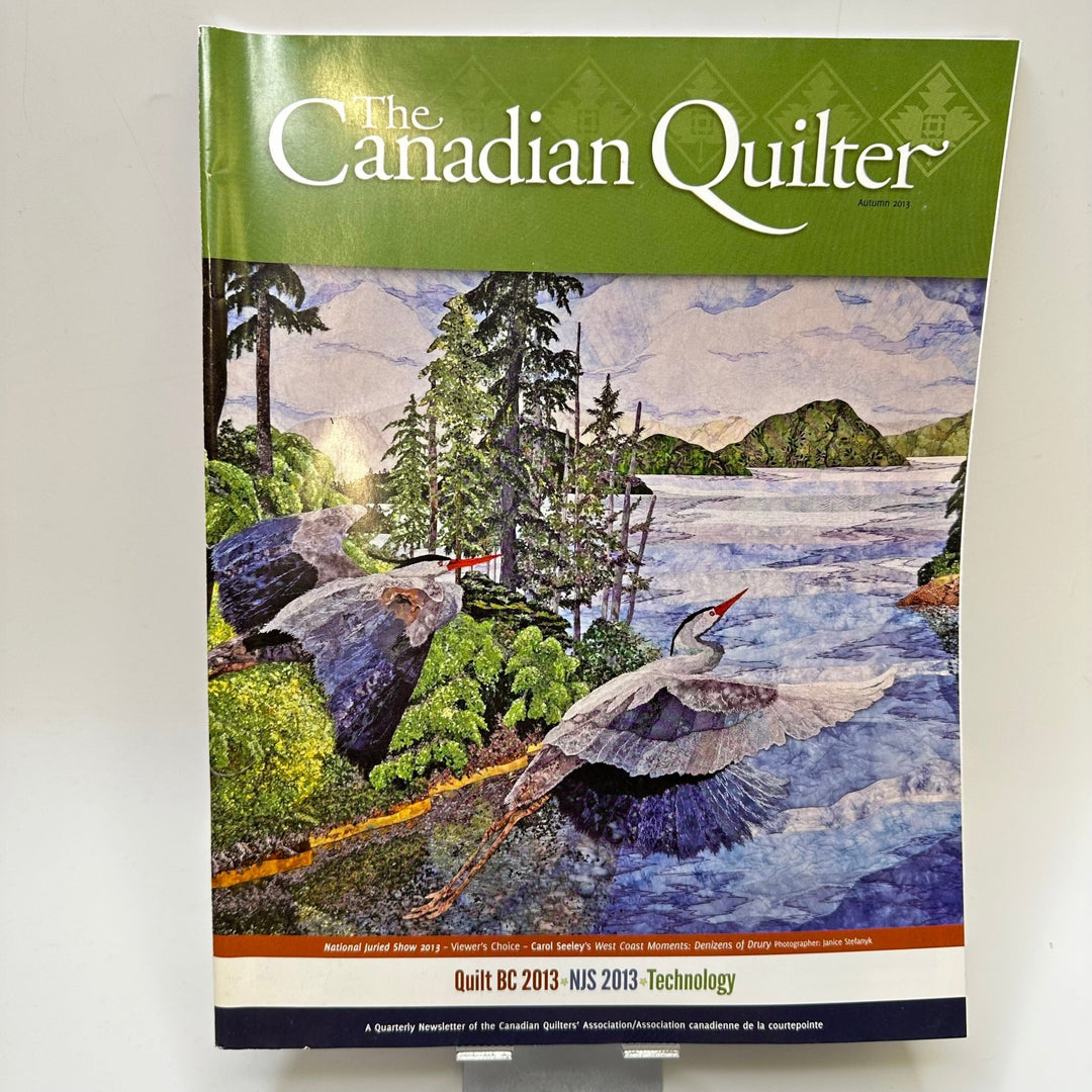 The Canadian Quilter Autumn 2013 Books - Blue/Green - Individual - True Deadstock supplies Fabric by private - Sustainable Textile | FABCYCLE