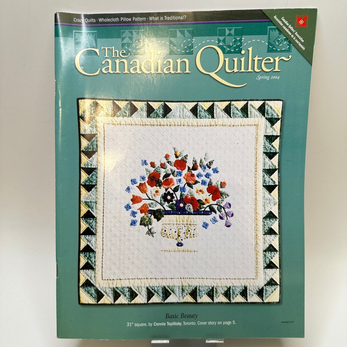 The Canadian Quilter Spring 2004 Books - Mint Cream - Individual - True Deadstock supplies Fabric by private - Sustainable Textile | FABCYCLE