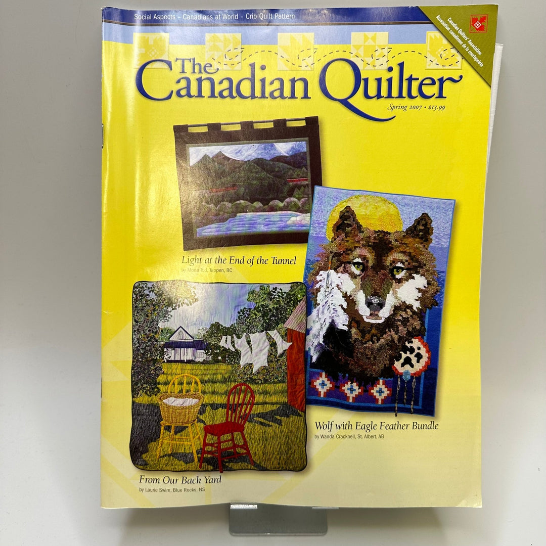The Canadian Quilter Spring 2007 Books - Yellow Multi - Individual - True Deadstock supplies Fabric by private - Sustainable Textile | FABCYCLE