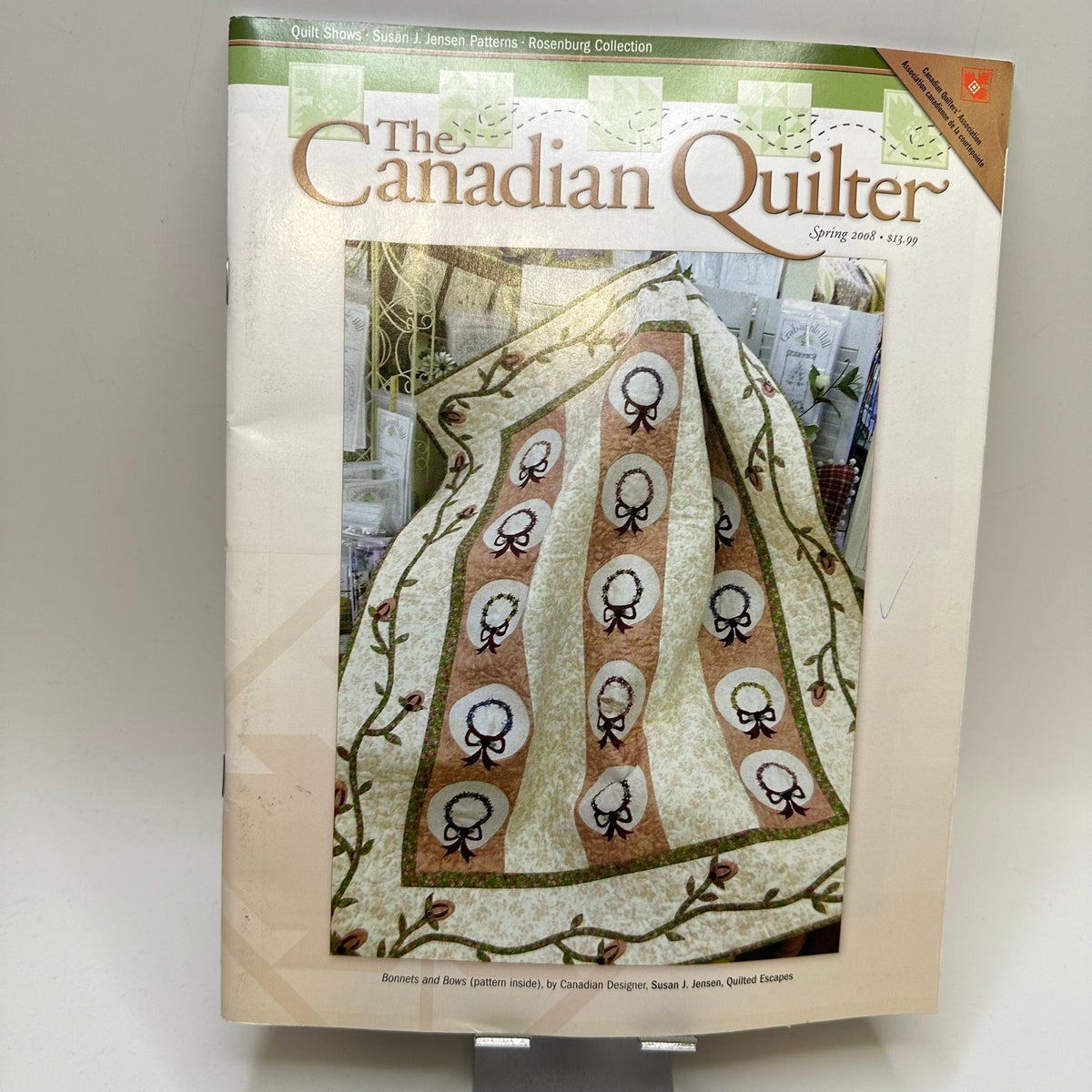 The Canadian Quilter Spring 2008 Books - Cream/Beige - Individual - True Deadstock supplies Fabric by private - Sustainable Textile | FABCYCLE