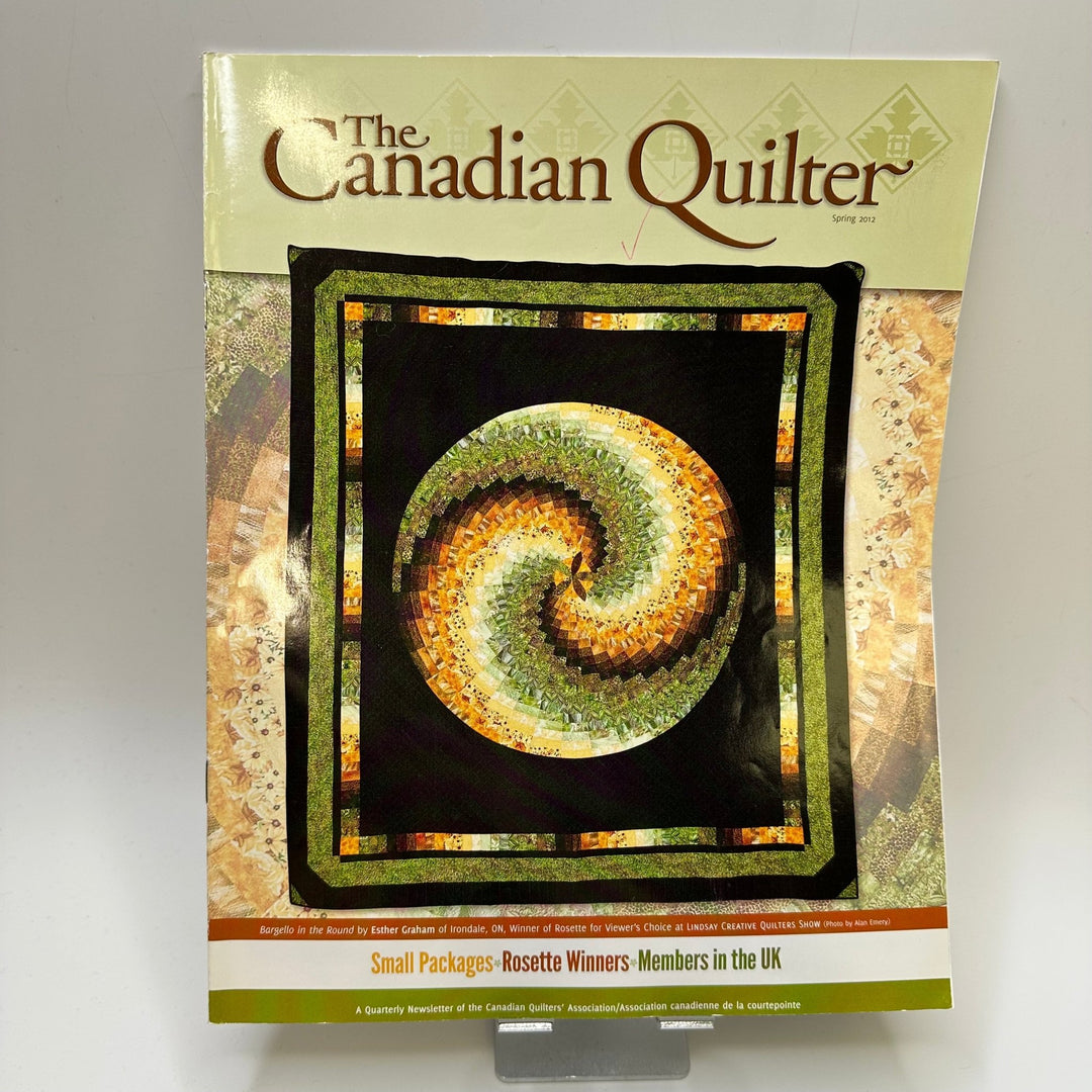 The Canadian Quilter Spring 2012 Books - Green/Black - Individual - True Deadstock supplies Fabric by private - Sustainable Textile | FABCYCLE