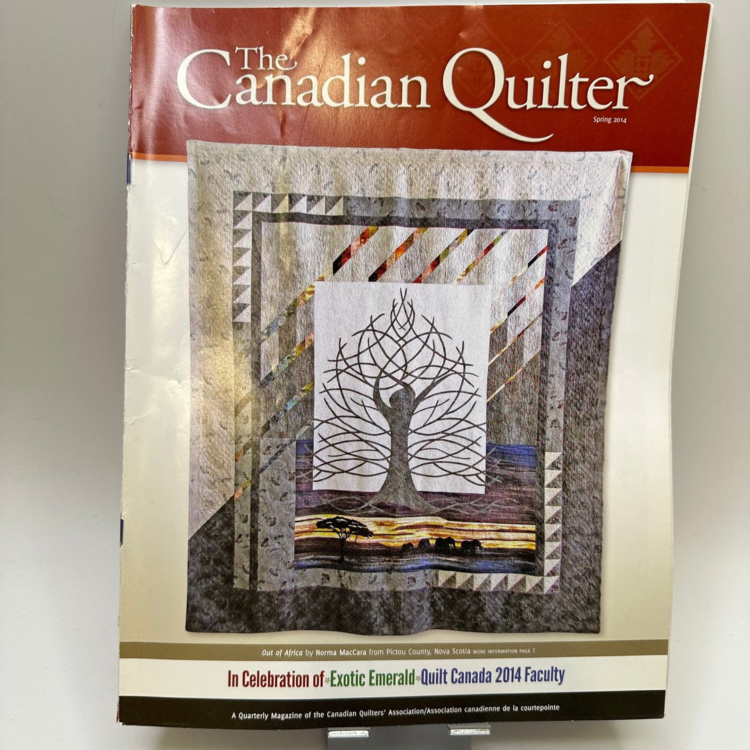 The Canadian Quilter Spring 2014 Books - Cream/Grey - Individual - True Deadstock supplies Fabric by private - Sustainable Textile | FABCYCLE