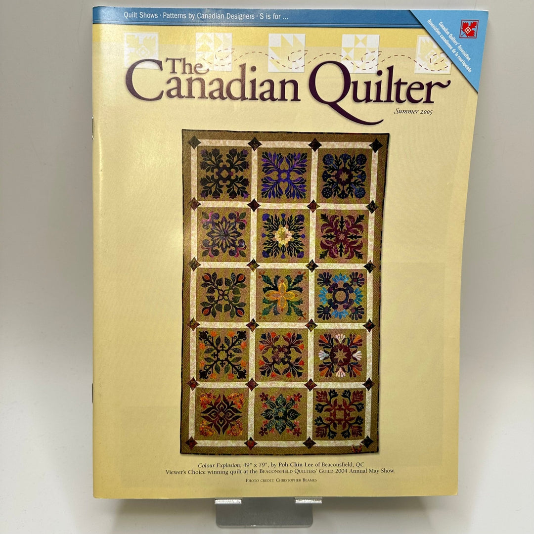 The Canadian Quilter Summer 2005 Books - Yellow/Beige - Individual - True Deadstock supplies Fabric by private - Sustainable Textile | FABCYCLE