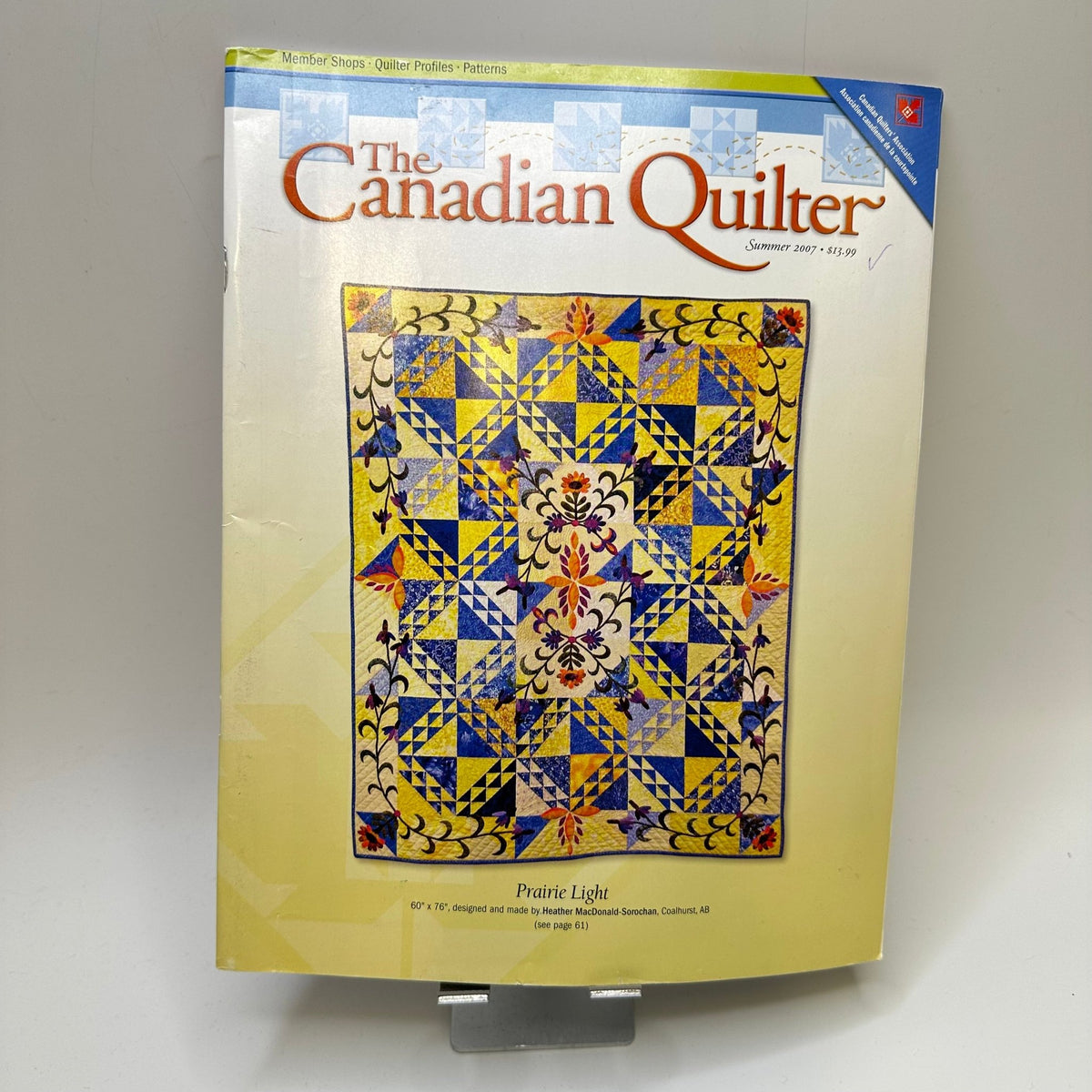 The Canadian Quilter Summer 2007 Books - Yellow Multi - Individual - True Deadstock supplies Fabric by private - Sustainable Textile | FABCYCLE