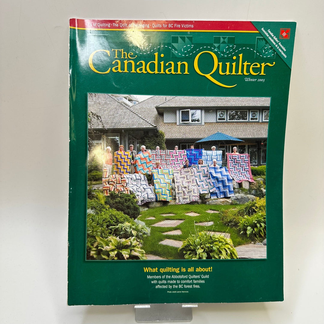 The Canadian Quilter Winter 2003 Books - Green Multi - Individual - True Deadstock supplies Fabric by private - Sustainable Textile | FABCYCLE
