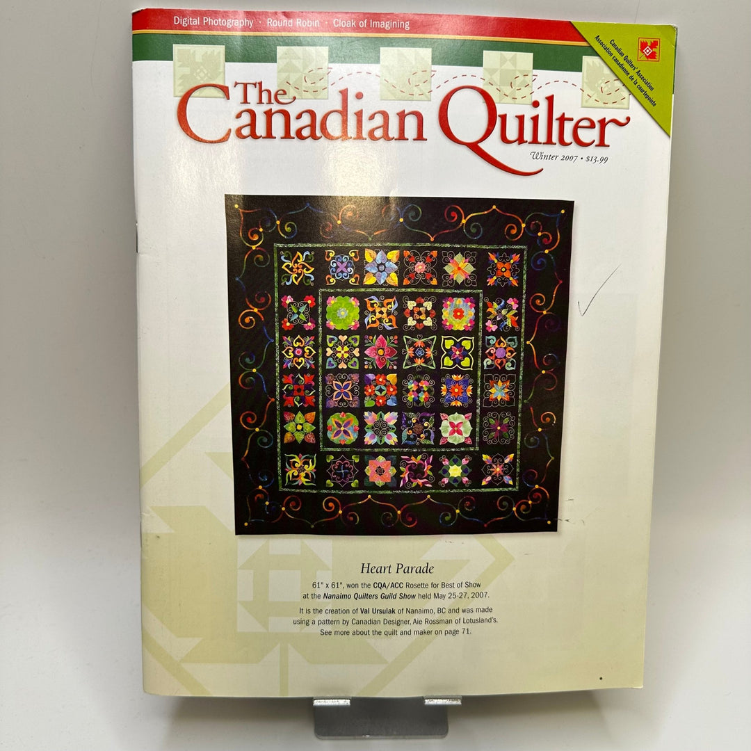 The Canadian Quilter Winter 2007 Books - Cream/Black - Individual - True Deadstock supplies Fabric by private - Sustainable Textile | FABCYCLE