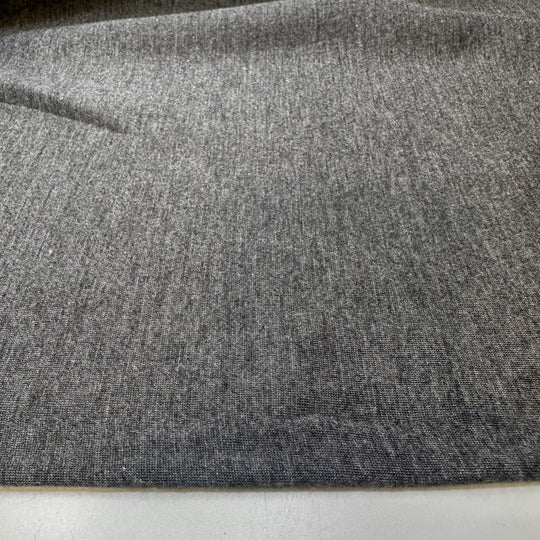 The Early Bird Vs Night Owl - Double Cloth Knit Synthetic Blend - Cream/Grey - Bundles - True Deadstock fabric Fabric by private - Sustainable Textile | FABCYCLE