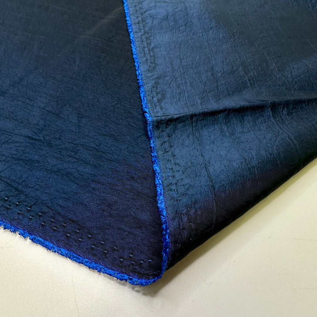 The Enchanted Quill - Taffeta Poly Woven - Navy - 2.6M Bundle - True Deadstock fabric Fabric by private - Sustainable Textile | FABCYCLE