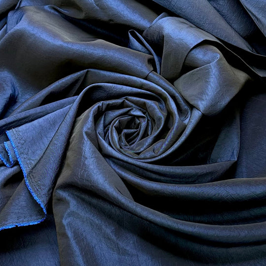 The Enchanted Quill - Taffeta Poly Woven - Navy - 2.6M Bundle - True Deadstock fabric Fabric by private - Sustainable Textile | FABCYCLE