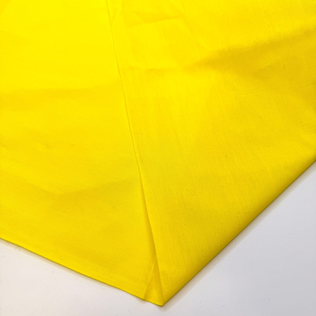 The Feeling Of A Clean Stash - Polyester Blend Woven - Yellow - 0.95M Bundle - True Deadstock fabric Fabric by private - Sustainable Textile | FABCYCLE