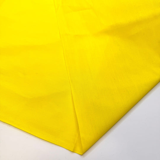 The Feeling Of A Clean Stash - Polyester Blend Woven - Yellow - 0.95M Bundle - True Deadstock fabric Fabric by private - Sustainable Textile | FABCYCLE