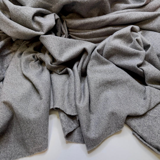 The First American Pope - Jersey Fleece Cotton Knit - Grey - Bundles - True Deadstock fabric Fabric by private - Sustainable Textile | FABCYCLE