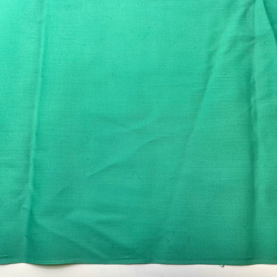 The Grass Is Important - Cotton/Poly Woven - Light Green - 2M Bundle - True Deadstock fabric Fabric by private - Sustainable Textile | FABCYCLE