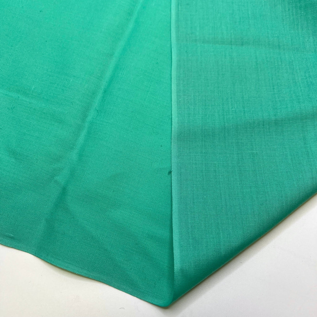 The Grass Is Important - Cotton/Poly Woven - Light Green - 2M Bundle - True Deadstock fabric Fabric by private - Sustainable Textile | FABCYCLE