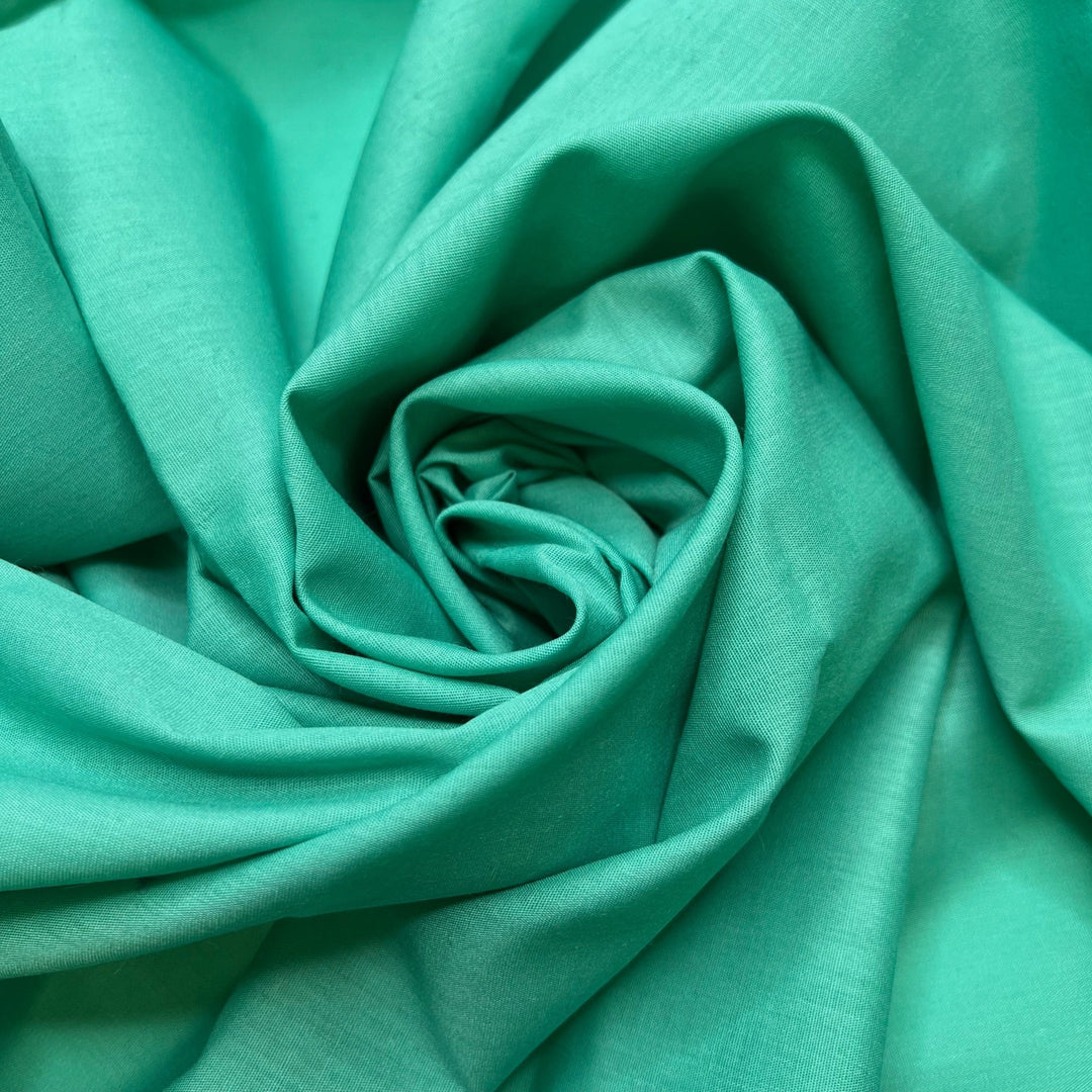 The Grass Is Important - Cotton/Poly Woven - Light Green - 2M Bundle - True Deadstock fabric Fabric by private - Sustainable Textile | FABCYCLE