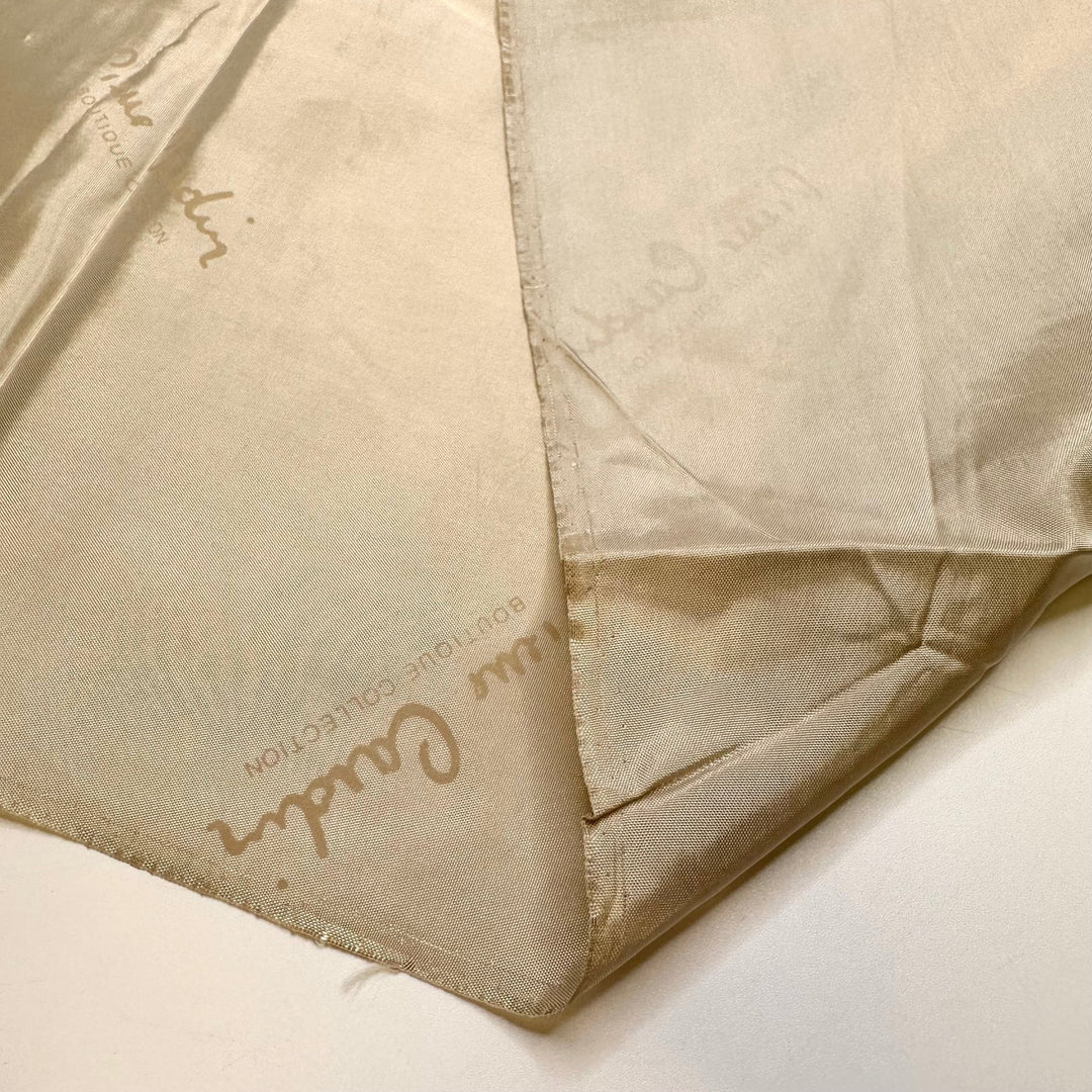 The Hangover - Polyester Blend Woven - Dark Cream - 1.2M Bundle - True Deadstock fabric Fabric by private - Sustainable Textile | FABCYCLE