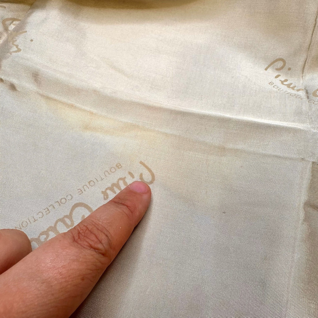 The Hangover - Polyester Blend Woven - Dark Cream - 1.2M Bundle - True Deadstock fabric Fabric by private - Sustainable Textile | FABCYCLE