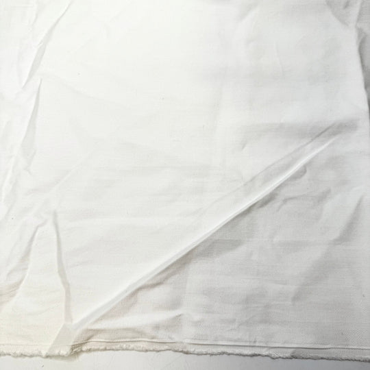 The History Of Purses - Cotton Woven - White - 1.1M Bundle - True Deadstock fabric Fabric by private - Sustainable Textile | FABCYCLE