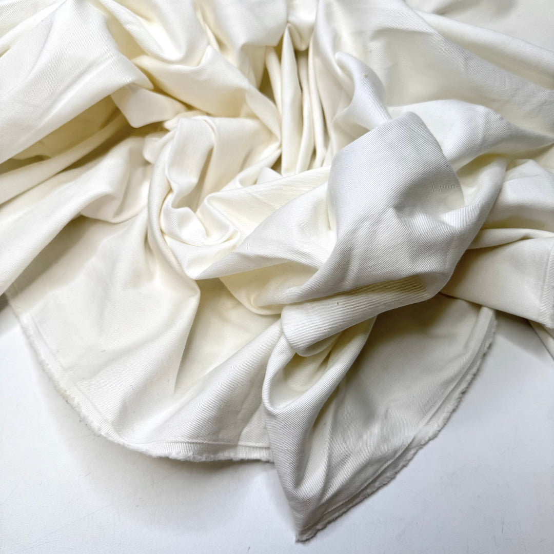 The History Of Purses - Cotton Woven - White - 1.1M Bundle - True Deadstock fabric Fabric by private - Sustainable Textile | FABCYCLE