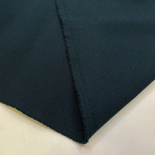 The Ick Factor - Polyester Blend Woven - Dark Teal - 2.5M Bundle - True Deadstock fabric Fabric by private - Sustainable Textile | FABCYCLE