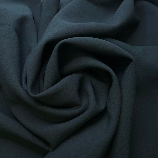 The Ick Factor - Polyester Blend Woven - Dark Teal - 2.5M Bundle - True Deadstock fabric Fabric by private - Sustainable Textile | FABCYCLE