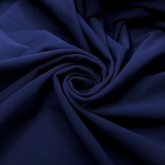 The Inked Skull - French Terry Polyester Blend Knit - Dark Navy - 2.3M Bundle - True Deadstock fabric Fabric by private - Sustainable Textile | FABCYCLE